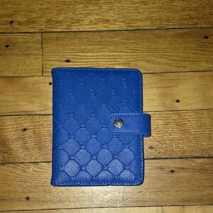 Steve Madden Blue Patterned Wallet-New!